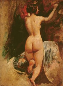 Nu feminino visto de costas, c.1835-40
